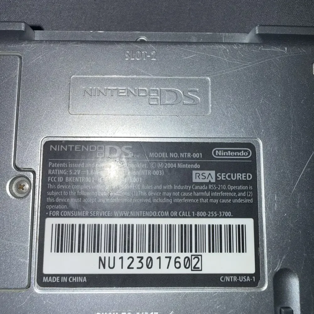Nintendo DS Red Handheld Console NTR-001